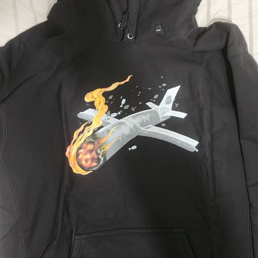 no War Pink Siifu Real bad Flights HOODIE  BLACK SIZE XL  USA RARE SOLD OUT